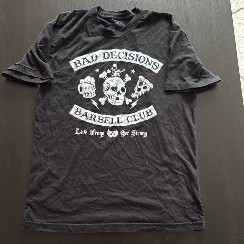 Black Graphic Tee -